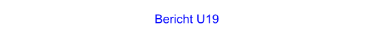 Bericht U19
